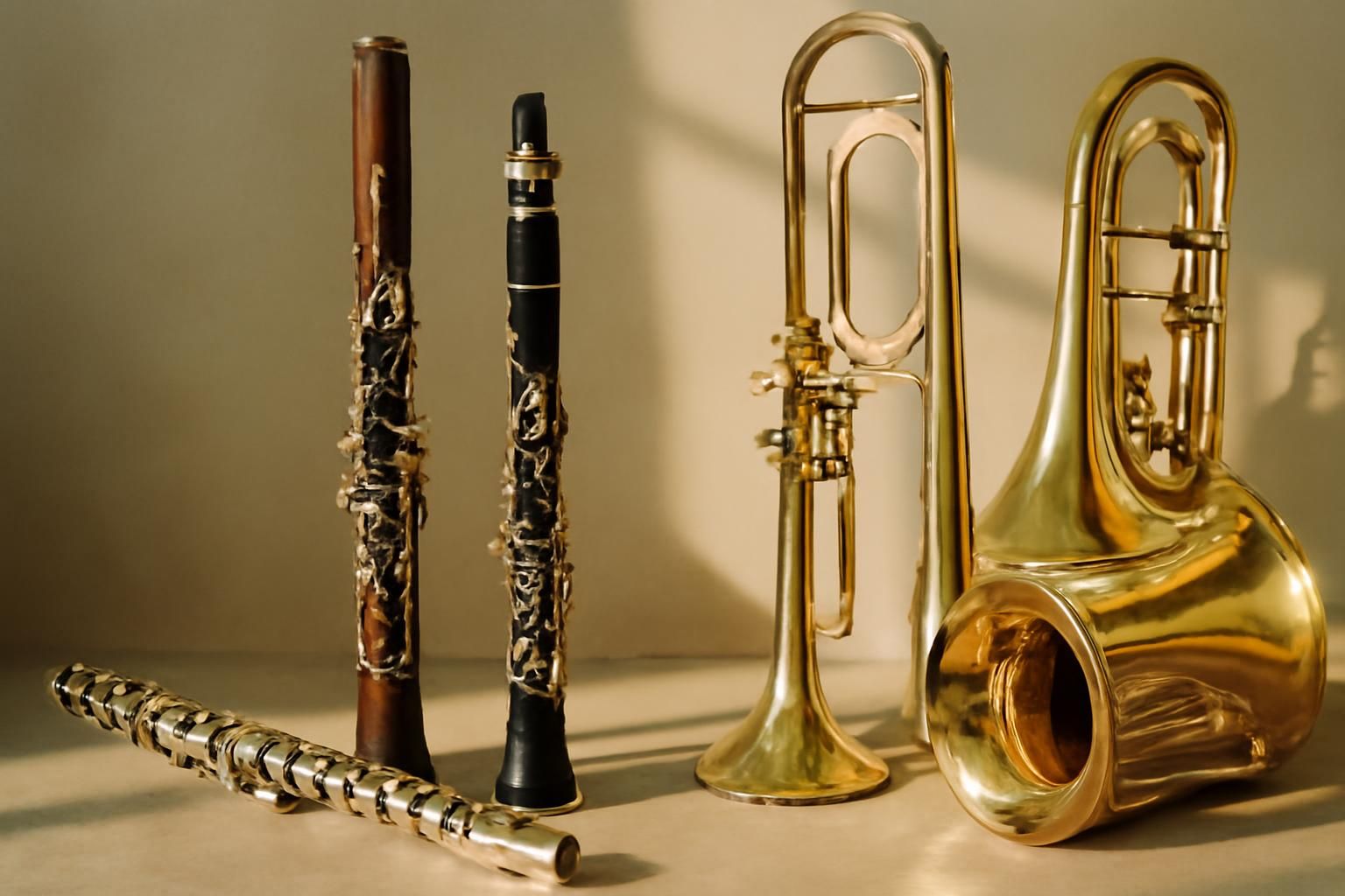 découvrez les différences entre les instruments à bois et les cuivres : caractéristiques, sonorités et techniques de jeu expliquées simplement.